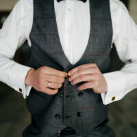 Grooms morning preparation