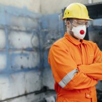 vue-laterale-du-travailleur-masculin-casque-copie-espace